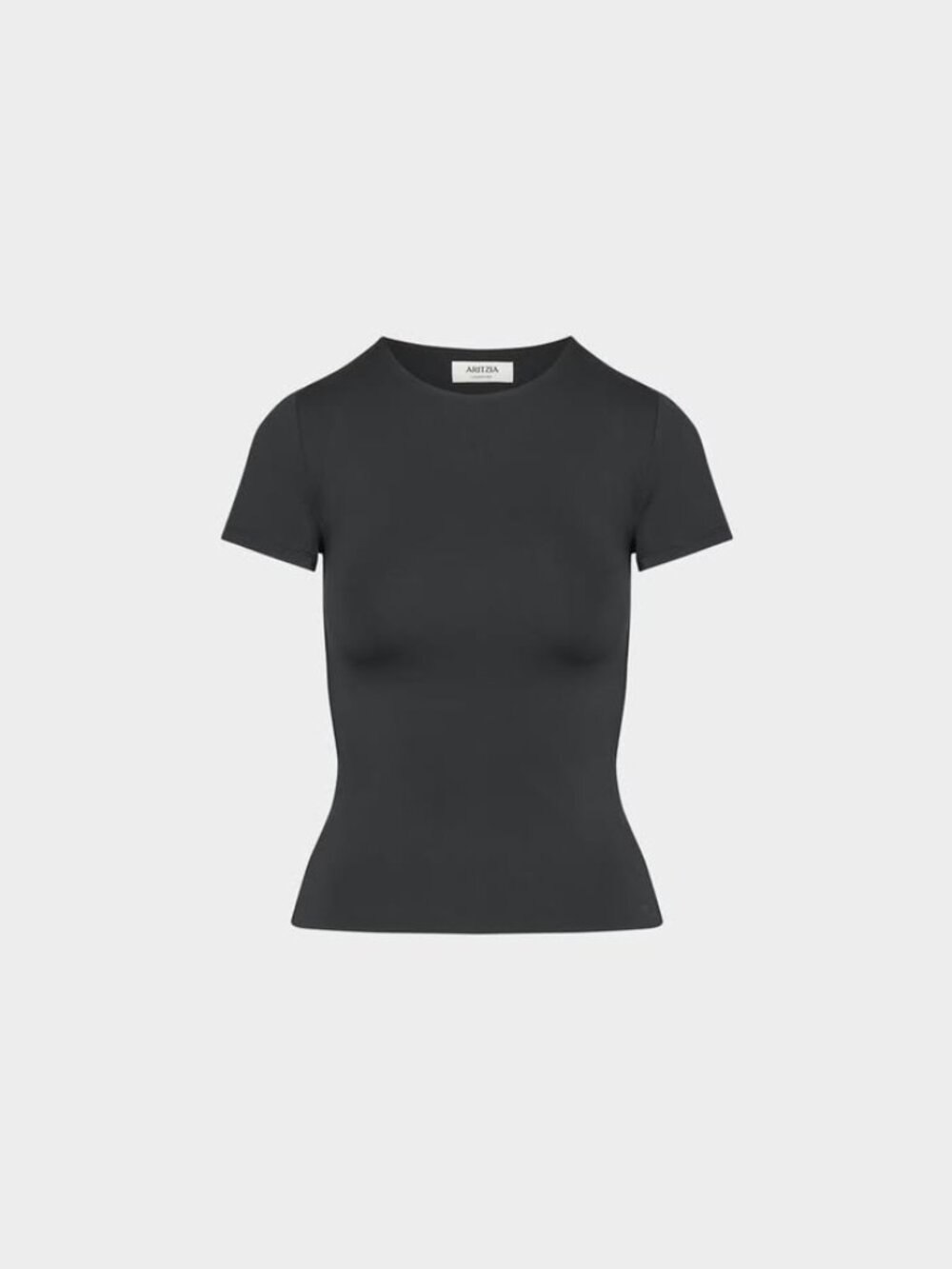 Aritzia Original Contour Crew T-Shirt Black, Size L